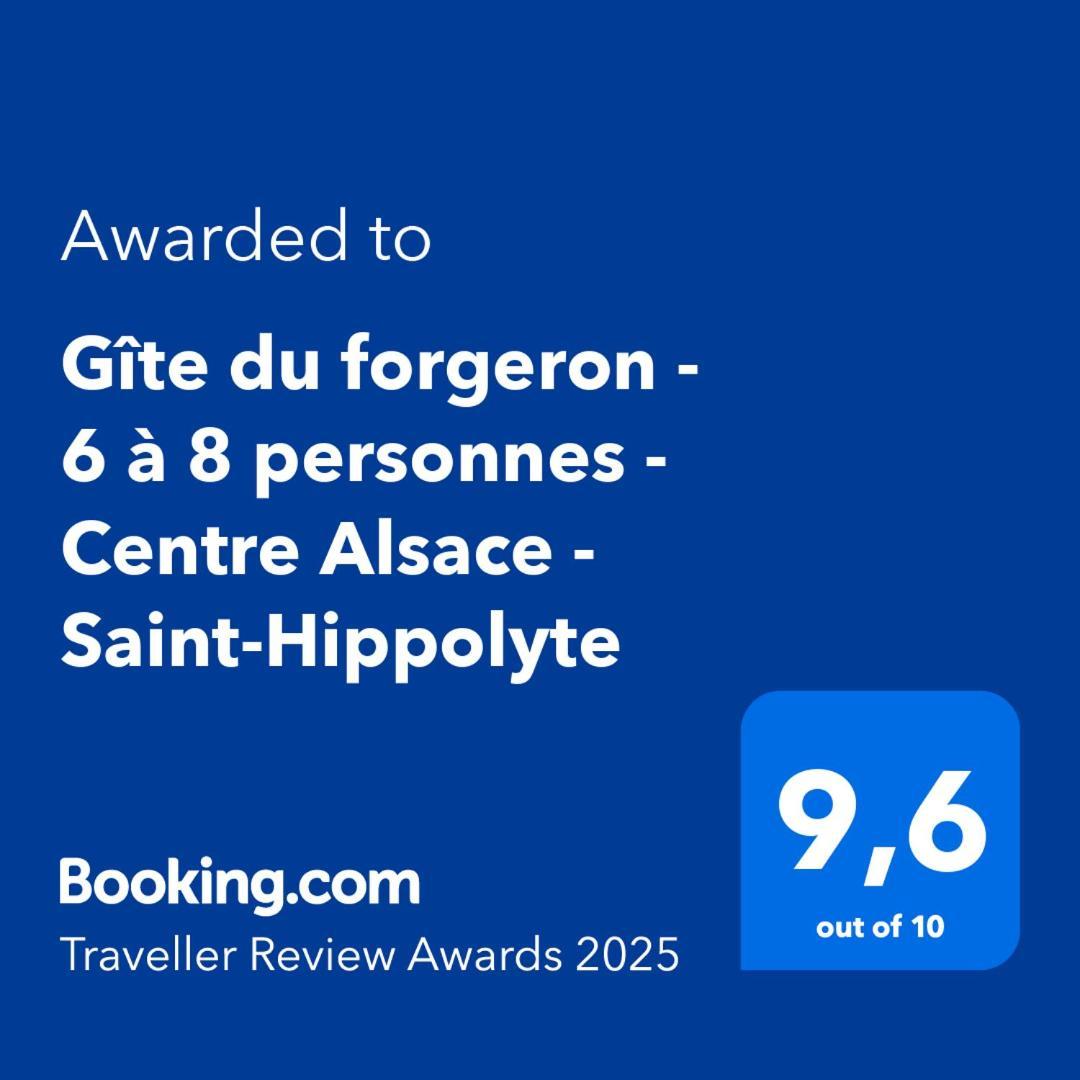Gite Du Forgeron - 6 A 8 Personnes - Centre Alsace - Saint-Hippolyte Extérieur photo
